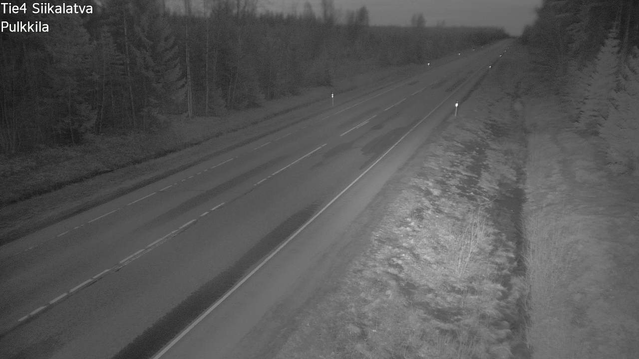 Weather Camera Image Road 4 Siikalatva, Pulkkila, Siikalatva, Pohjois-Pohjanmaa
