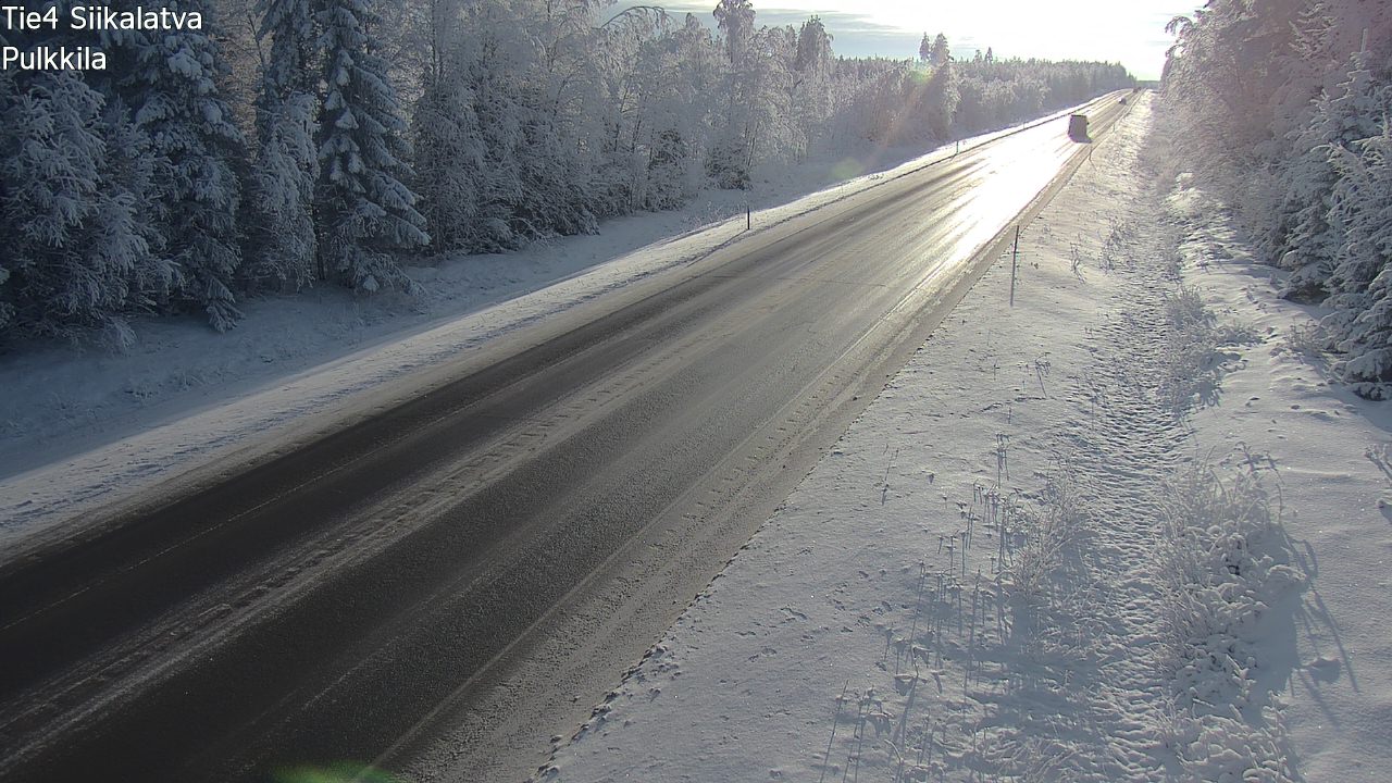 Weather Camera Image Road 4 Siikalatva, Pulkkila, Siikalatva, Pohjois-Pohjanmaa