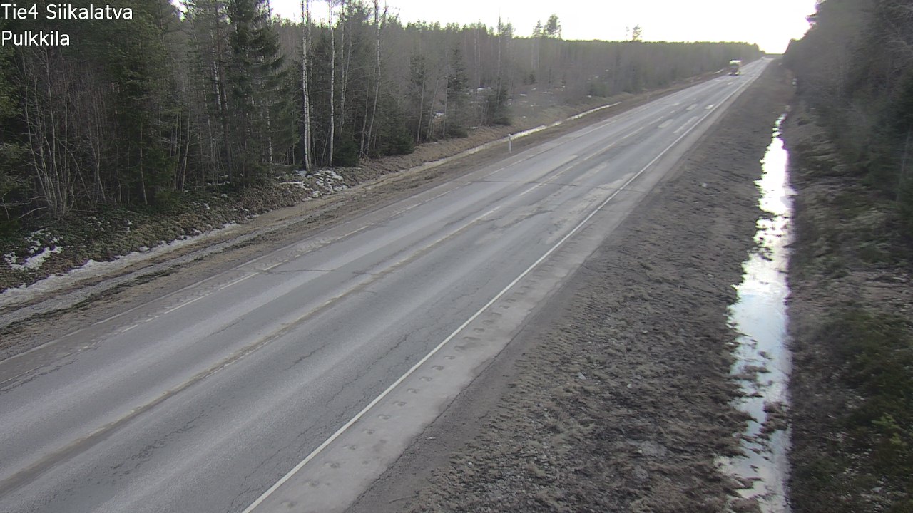 Weather Camera Image Road 4 Siikalatva, Pulkkila, Siikalatva, Pohjois-Pohjanmaa