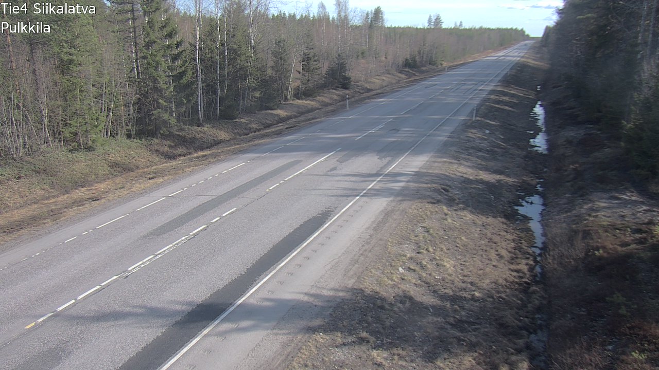 Weather Camera Image Road 4 Siikalatva, Pulkkila, Siikalatva, Pohjois-Pohjanmaa