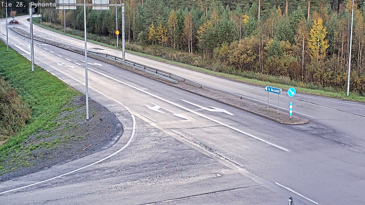 Kelikamerat Kuva Tie 28 Pyhäntä, Pyhäntä, Pohjois-Pohjanmaa