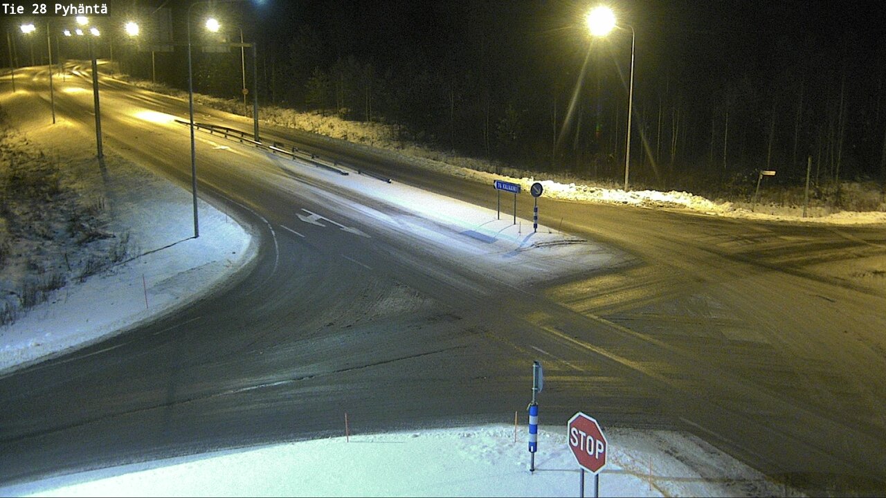Kelikamerat Kuva Tie 28 Pyhäntä, Pyhäntä, Pohjois-Pohjanmaa