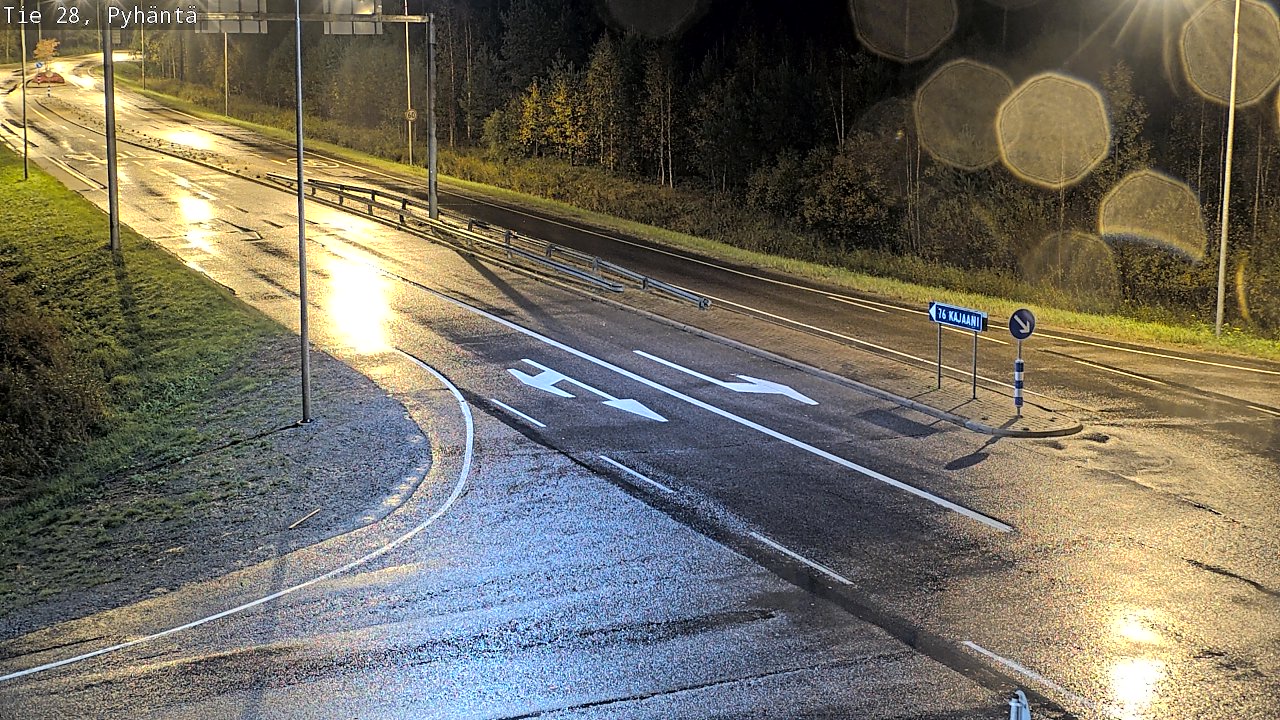 Kelikamerat Kuva Tie 28 Pyhäntä, Pyhäntä, Pohjois-Pohjanmaa