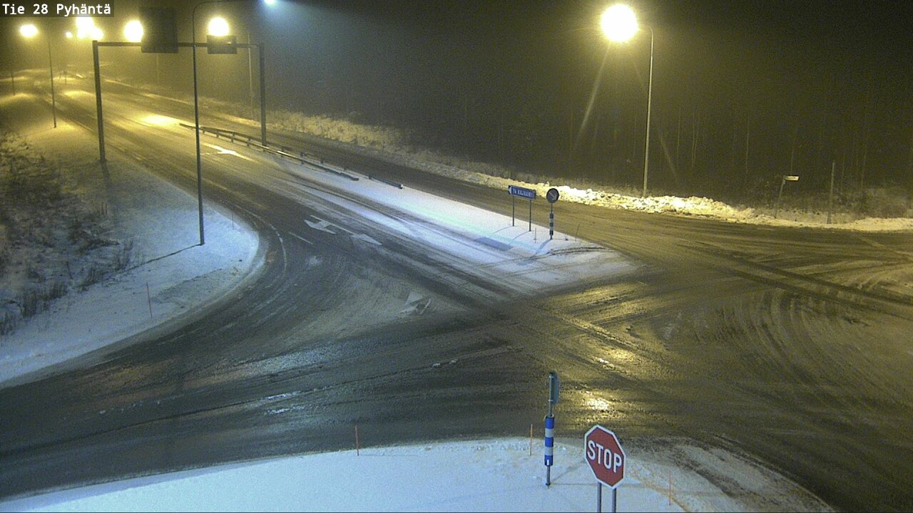 Kelikamerat Kuva Tie 28 Pyhäntä, Pyhäntä, Pohjois-Pohjanmaa