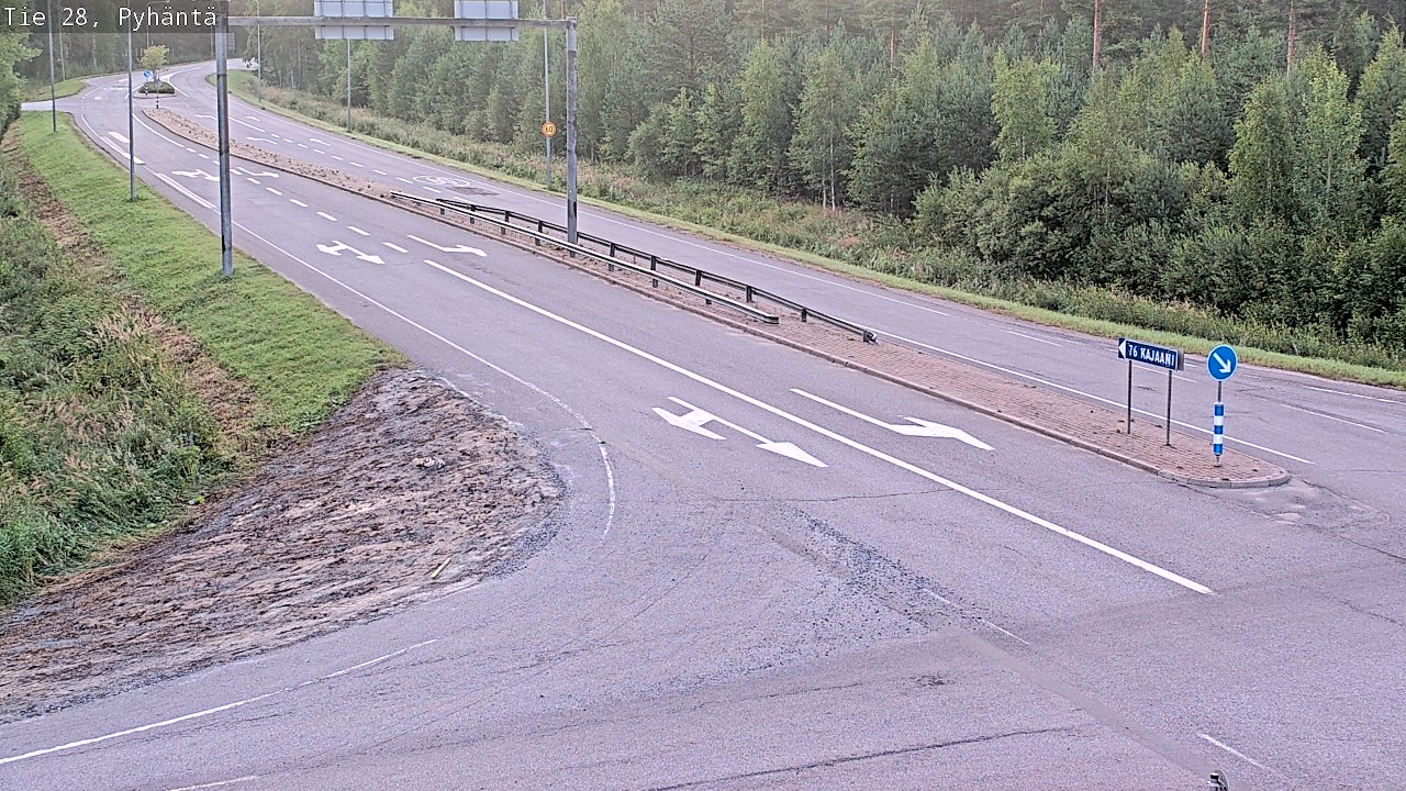 Kelikamerat Kuva Tie 28 Pyhäntä, Pyhäntä, Pohjois-Pohjanmaa