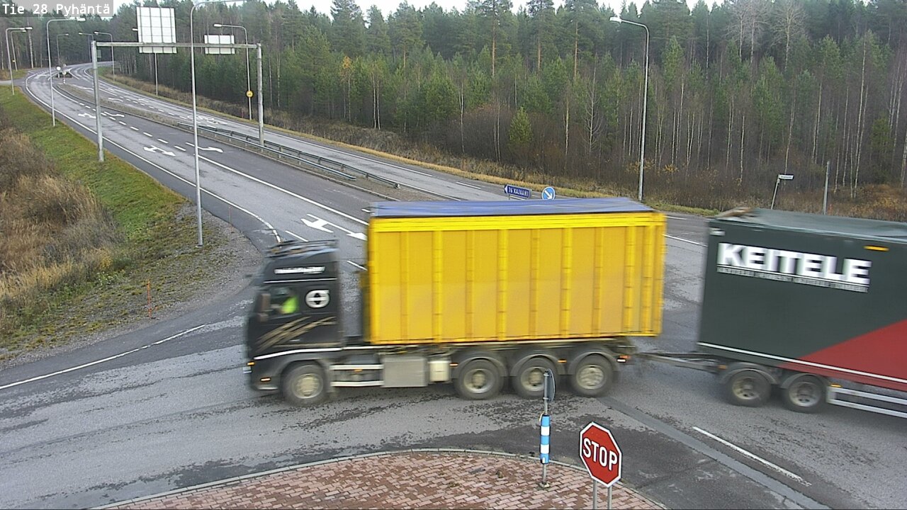 Kelikamerat Kuva Tie 28 Pyhäntä, Pyhäntä, Pohjois-Pohjanmaa