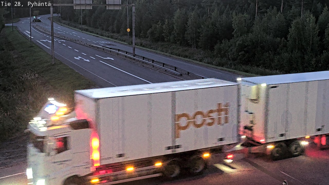 Kelikamerat Kuva Tie 28 Pyhäntä, Pyhäntä, Pohjois-Pohjanmaa
