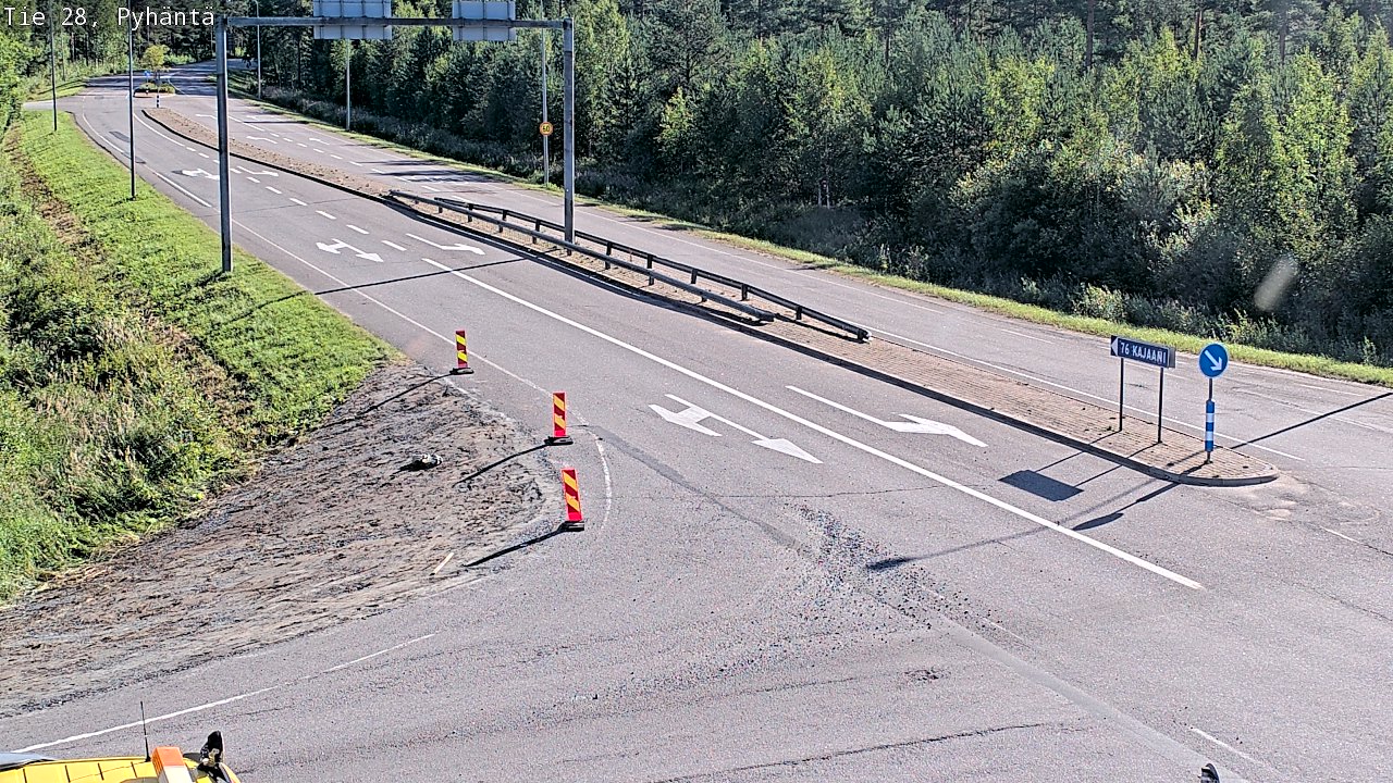 Kelikamerat Kuva Tie 28 Pyhäntä, Pyhäntä, Pohjois-Pohjanmaa