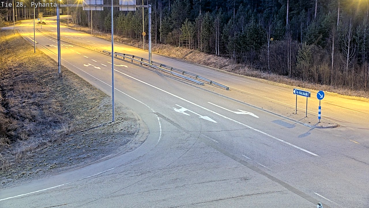 Kelikamerat Kuva Tie 28 Pyhäntä, Pyhäntä, Pohjois-Pohjanmaa