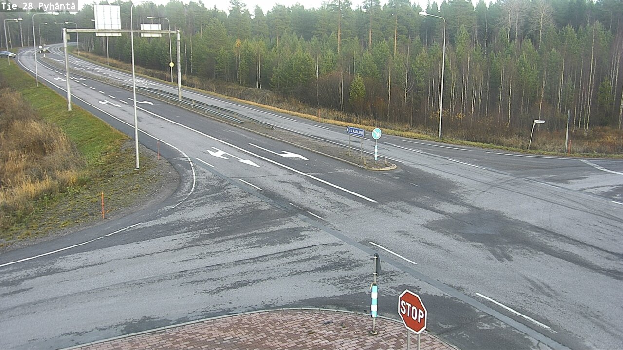 Kelikamerat Kuva Tie 28 Pyhäntä, Pyhäntä, Pohjois-Pohjanmaa