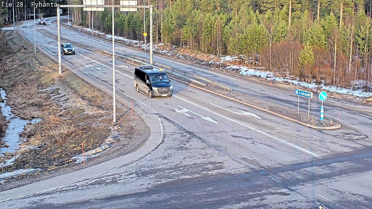 Kelikamerat Kuva Tie 28 Pyhäntä, Pyhäntä, Pohjois-Pohjanmaa