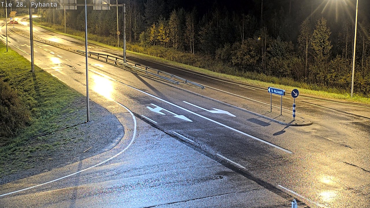 Kelikamerat Kuva Tie 28 Pyhäntä, Pyhäntä, Pohjois-Pohjanmaa