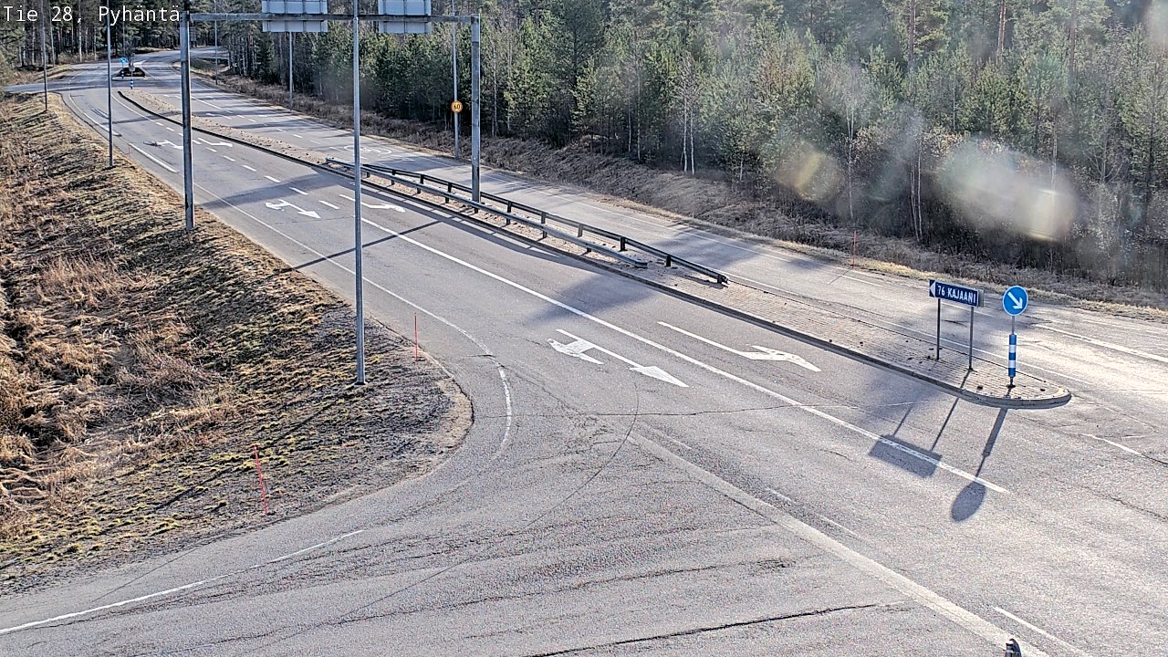 Kelikamerat Kuva Tie 28 Pyhäntä, Pyhäntä, Pohjois-Pohjanmaa