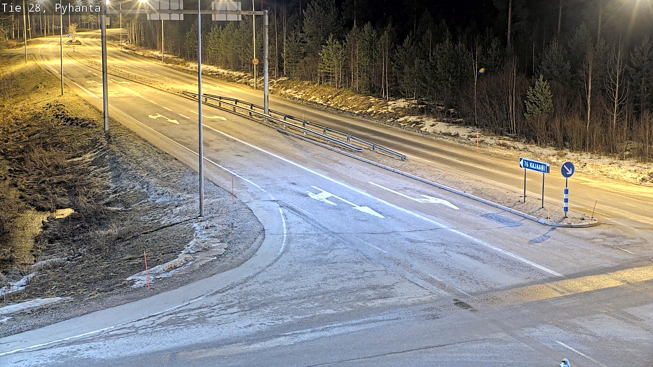 Kelikamerat Kuva Tie 28 Pyhäntä, Pyhäntä, Pohjois-Pohjanmaa