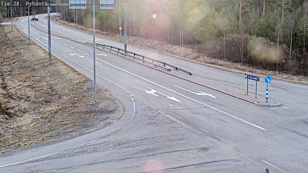 Kelikamerat Kuva Tie 28 Pyhäntä, Pyhäntä, Pohjois-Pohjanmaa