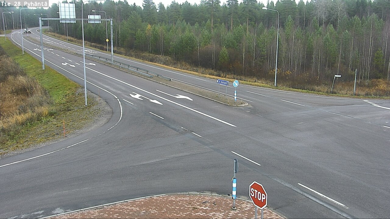 Kelikamerat Kuva Tie 28 Pyhäntä, Pyhäntä, Pohjois-Pohjanmaa