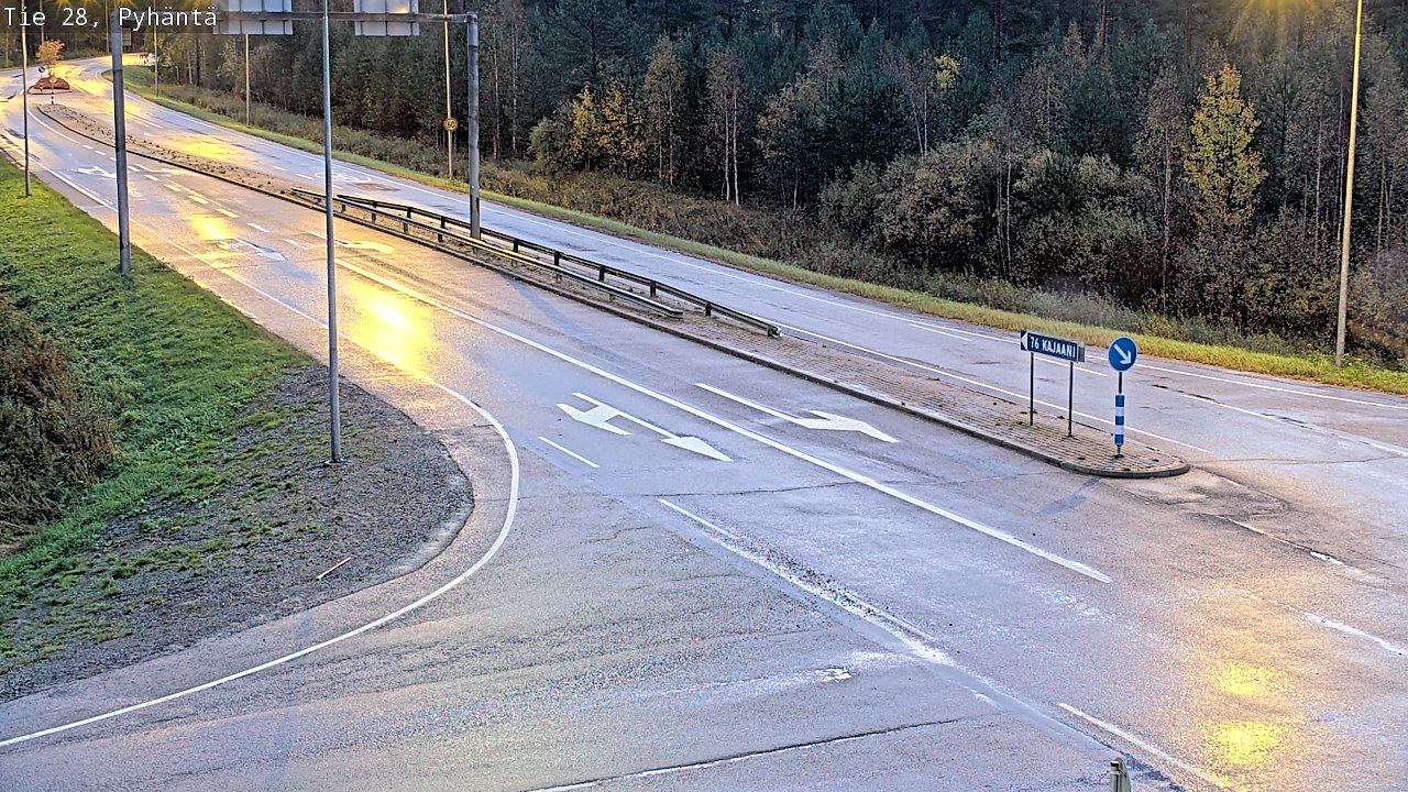 Kelikamerat Kuva Tie 28 Pyhäntä, Pyhäntä, Pohjois-Pohjanmaa