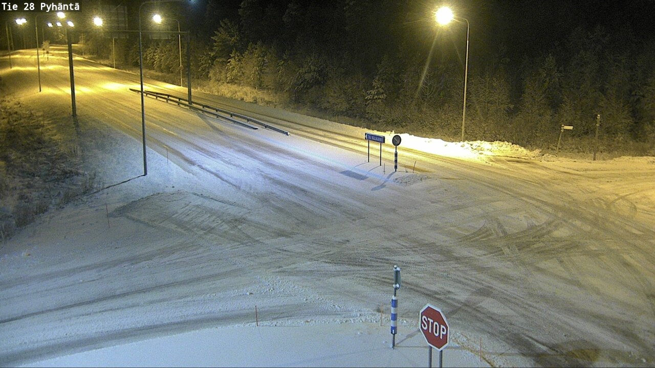 Kelikamerat Kuva Tie 28 Pyhäntä, Pyhäntä, Pohjois-Pohjanmaa