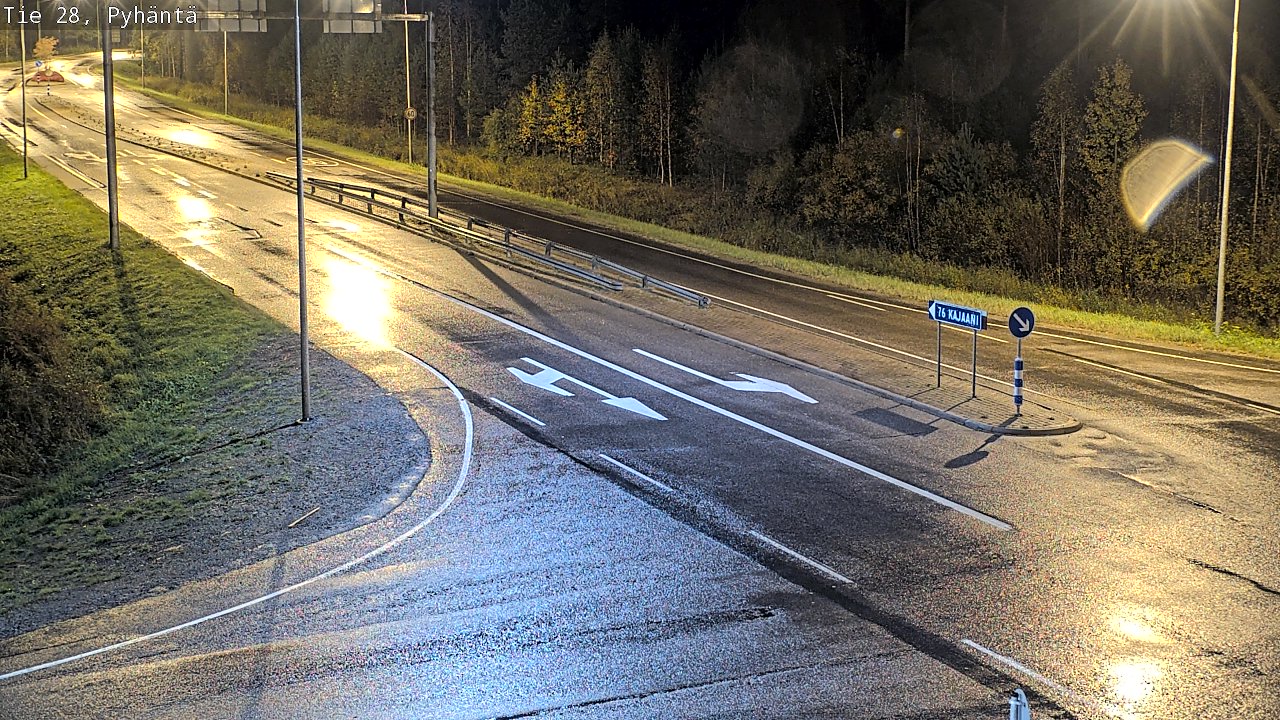 Kelikamerat Kuva Tie 28 Pyhäntä, Pyhäntä, Pohjois-Pohjanmaa