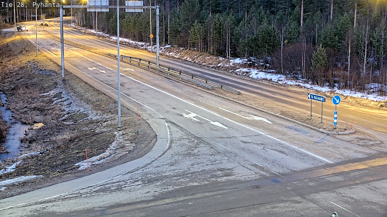 Kelikamerat Kuva Tie 28 Pyhäntä, Pyhäntä, Pohjois-Pohjanmaa