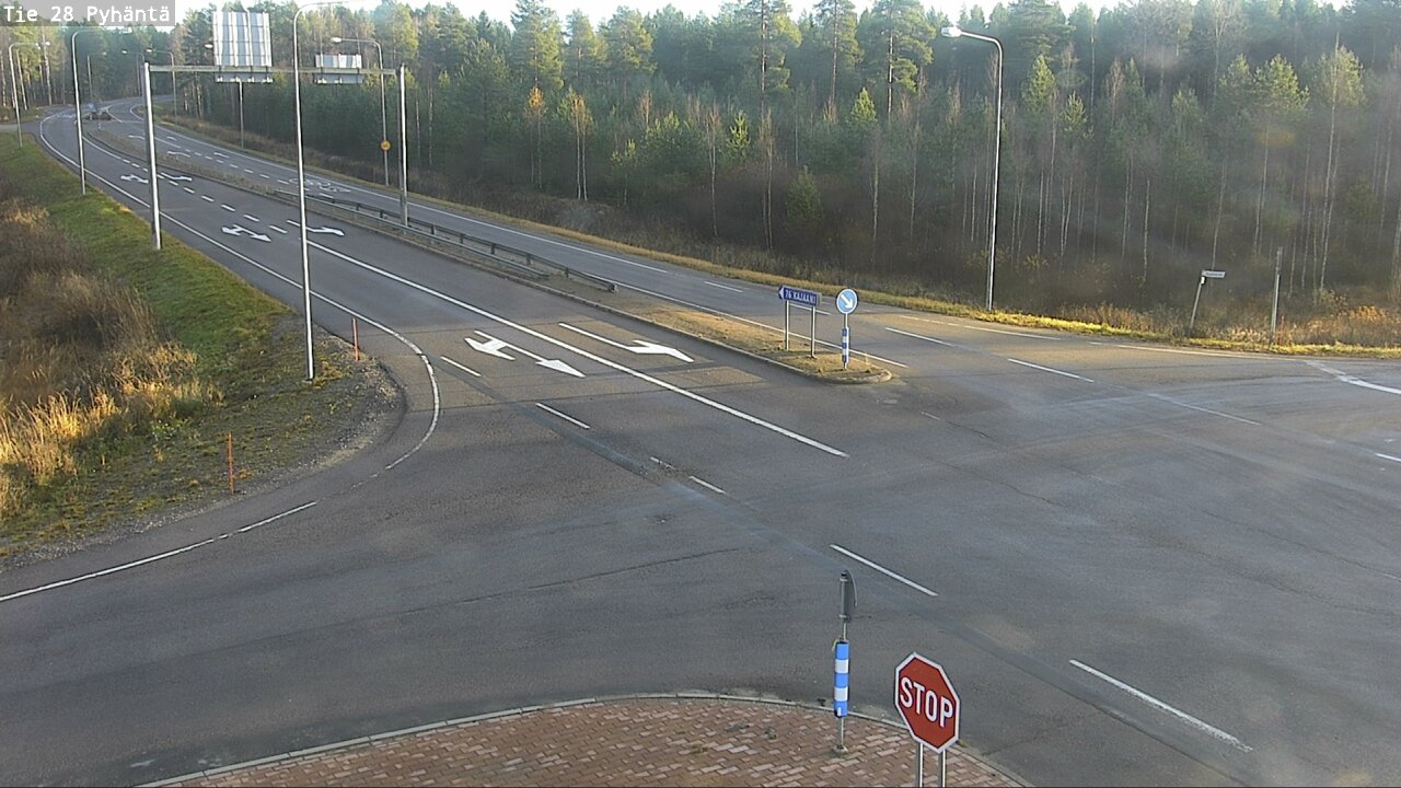 Kelikamerat Kuva Tie 28 Pyhäntä, Pyhäntä, Pohjois-Pohjanmaa