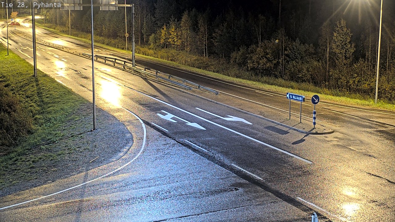 Kelikamerat Kuva Tie 28 Pyhäntä, Pyhäntä, Pohjois-Pohjanmaa