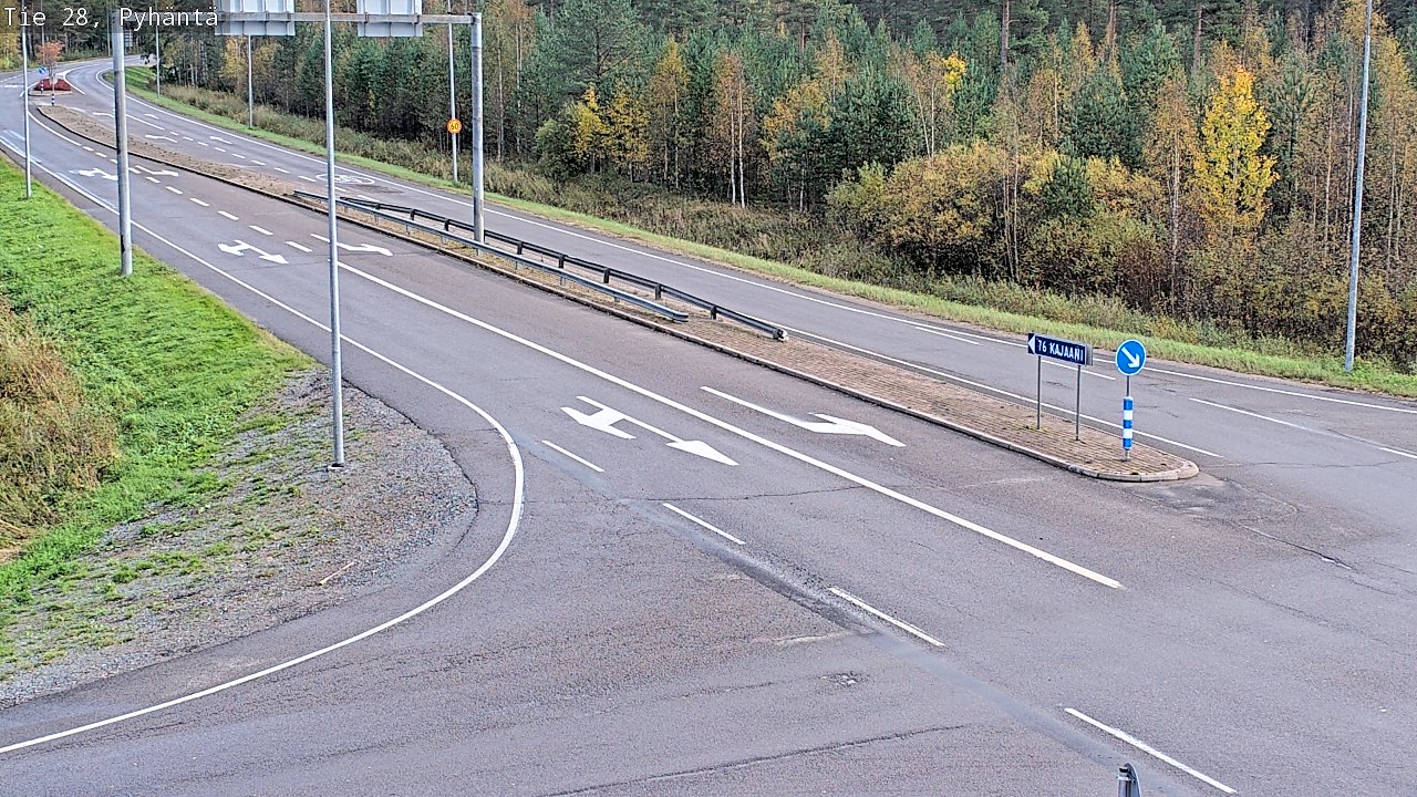 Kelikamerat Kuva Tie 28 Pyhäntä, Pyhäntä, Pohjois-Pohjanmaa