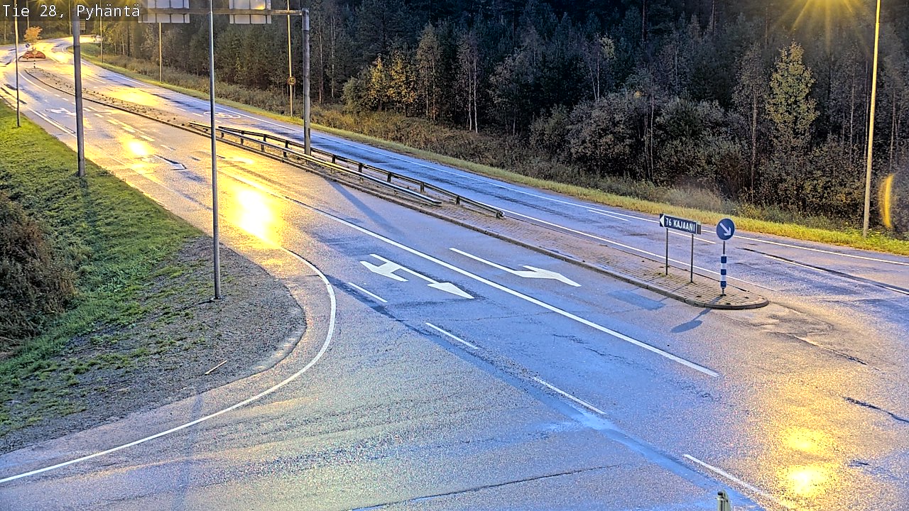 Kelikamerat Kuva Tie 28 Pyhäntä, Pyhäntä, Pohjois-Pohjanmaa