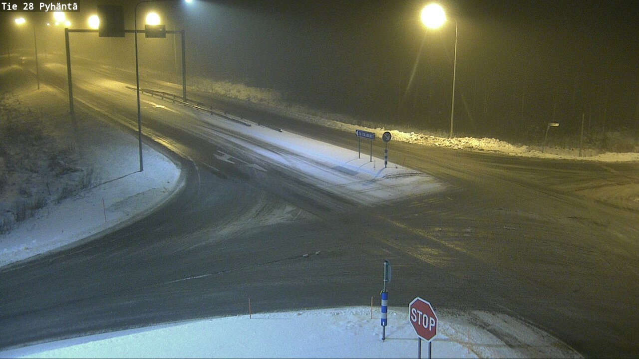 Kelikamerat Kuva Tie 28 Pyhäntä, Pyhäntä, Pohjois-Pohjanmaa