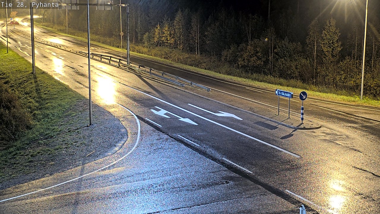 Kelikamerat Kuva Tie 28 Pyhäntä, Pyhäntä, Pohjois-Pohjanmaa
