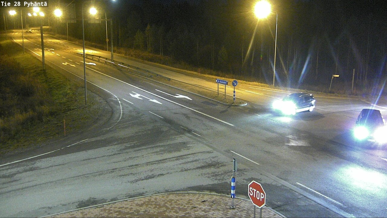 Kelikamerat Kuva Tie 28 Pyhäntä, Pyhäntä, Pohjois-Pohjanmaa