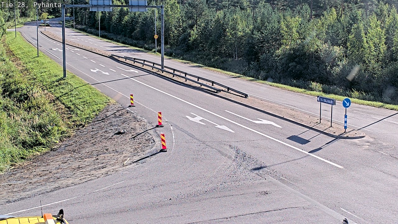 Kelikamerat Kuva Tie 28 Pyhäntä, Pyhäntä, Pohjois-Pohjanmaa