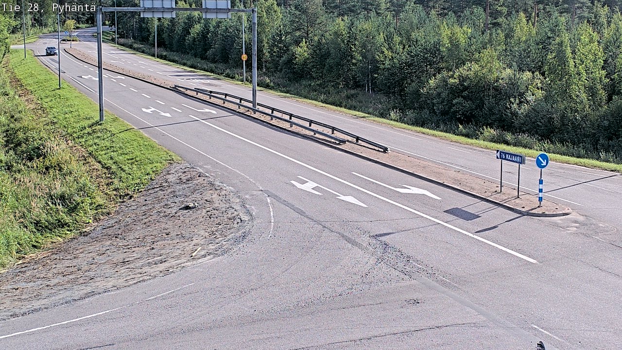 Kelikamerat Kuva Tie 28 Pyhäntä, Pyhäntä, Pohjois-Pohjanmaa