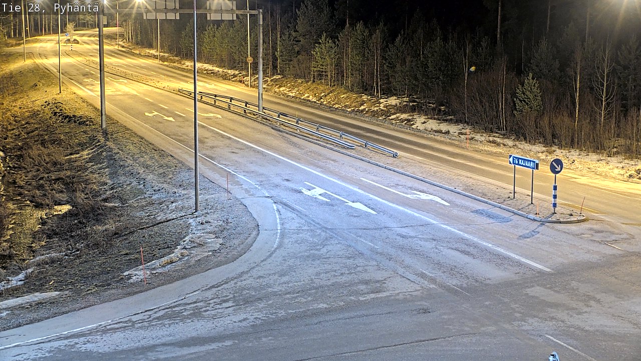 Kelikamerat Kuva Tie 28 Pyhäntä, Pyhäntä, Pohjois-Pohjanmaa