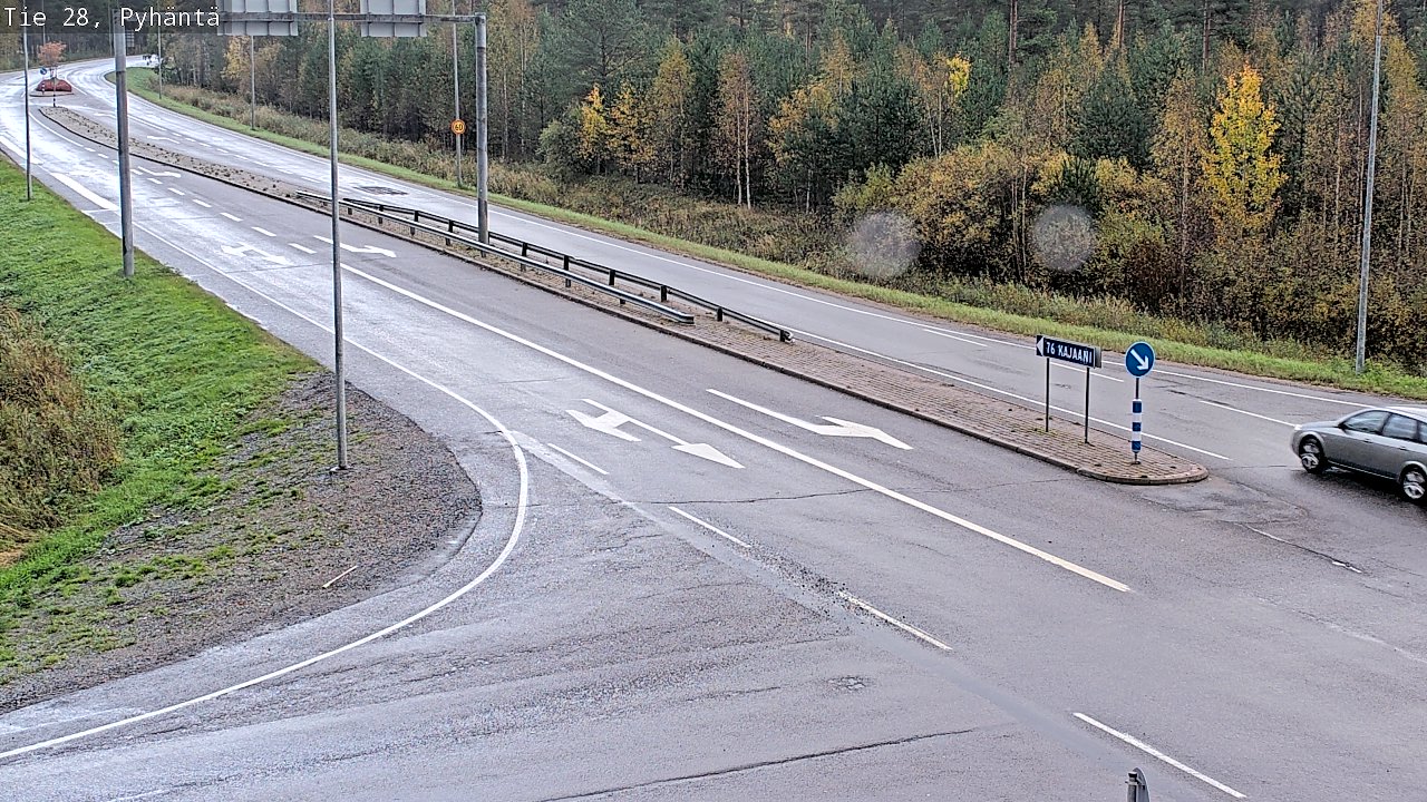 Kelikamerat Kuva Tie 28 Pyhäntä, Pyhäntä, Pohjois-Pohjanmaa