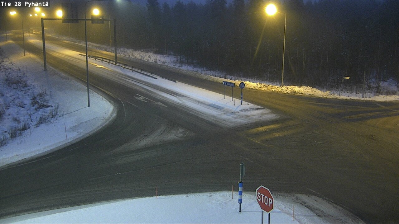 Weather Camera Image Road 28 Pyhäntä, Pyhäntä, Pohjois-Pohjanmaa