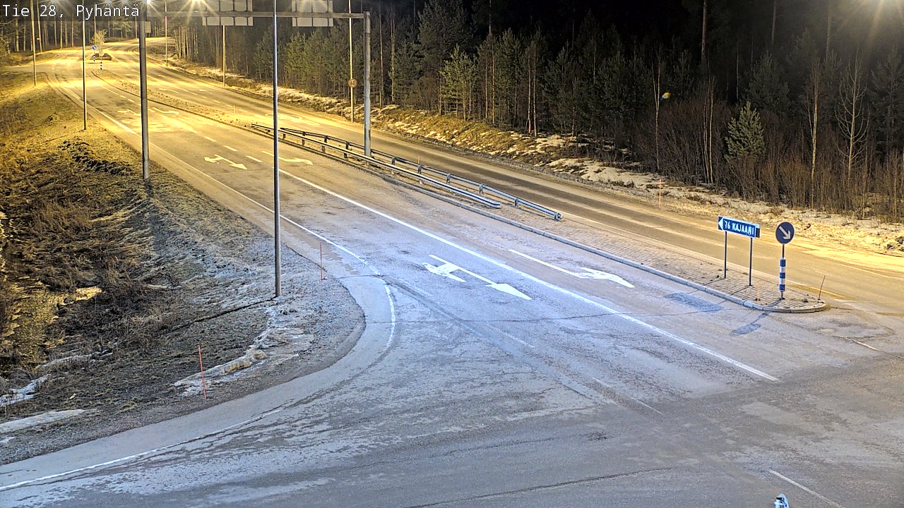 Kelikamerat Kuva Tie 28 Pyhäntä, Pyhäntä, Pohjois-Pohjanmaa