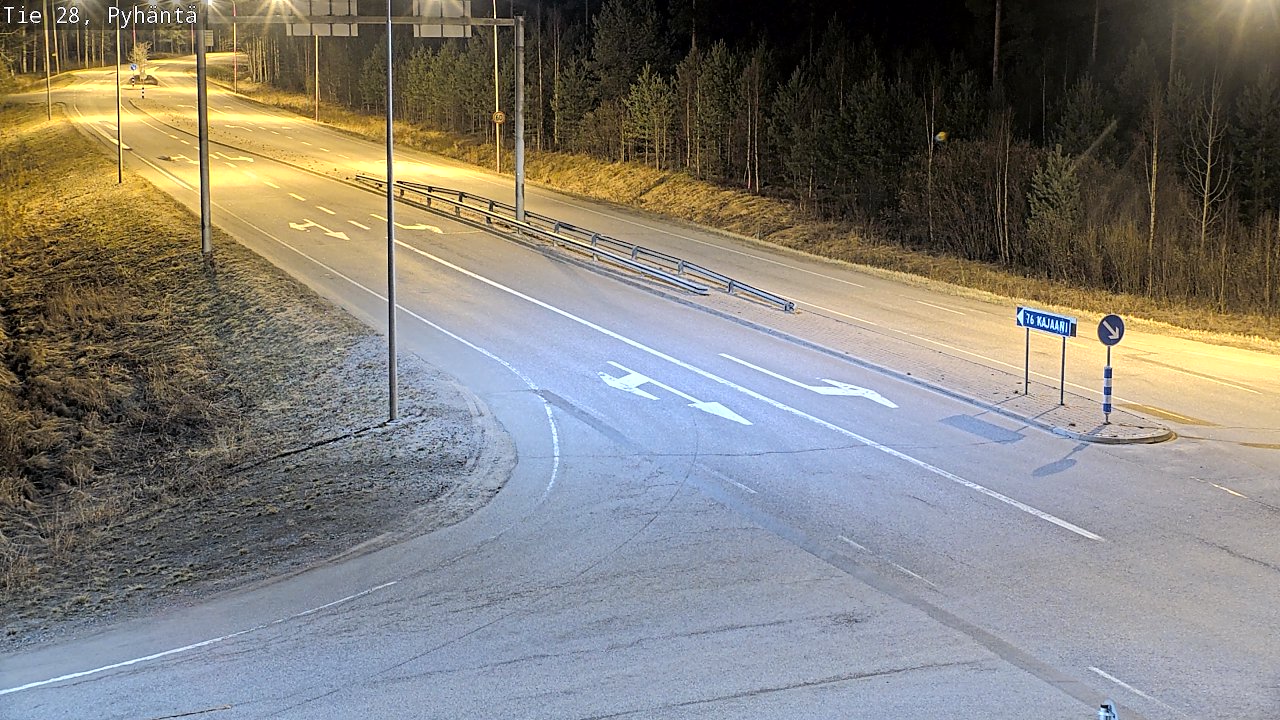 Kelikamerat Kuva Tie 28 Pyhäntä, Pyhäntä, Pohjois-Pohjanmaa