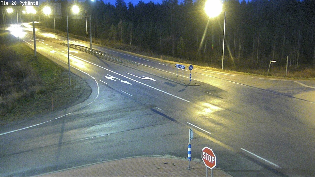 Kelikamerat Kuva Tie 28 Pyhäntä, Pyhäntä, Pohjois-Pohjanmaa