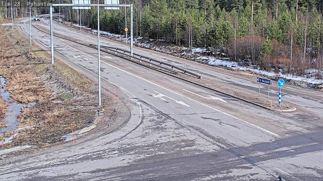 Kelikamerat Kuva Tie 28 Pyhäntä, Pyhäntä, Pohjois-Pohjanmaa