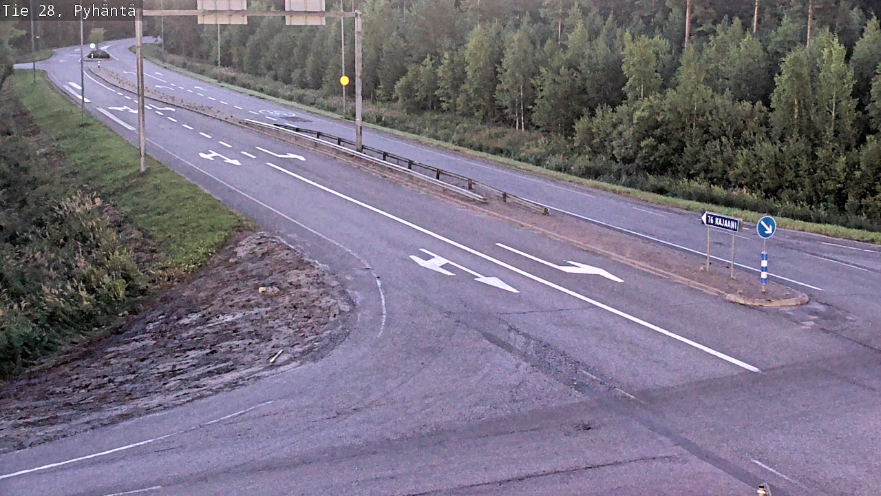 Kelikamerat Kuva Tie 28 Pyhäntä, Pyhäntä, Pohjois-Pohjanmaa