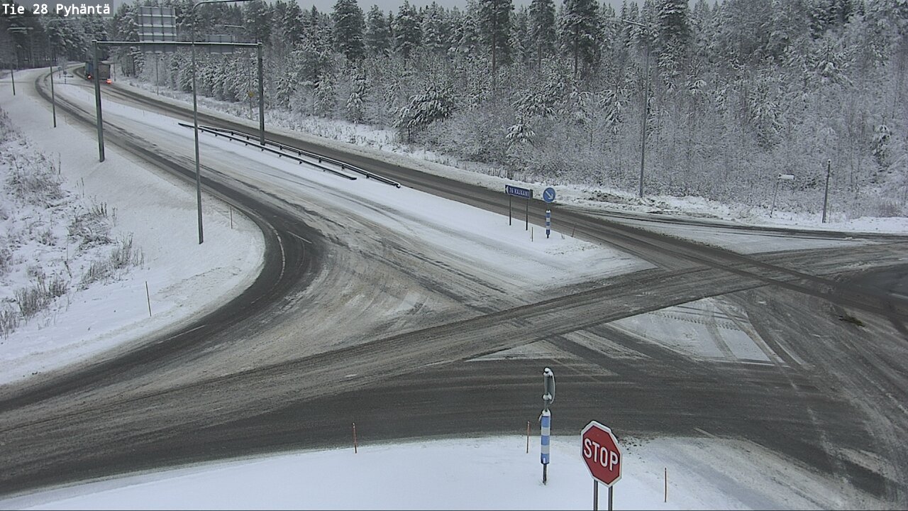 Kelikamerat Kuva Tie 28 Pyhäntä, Pyhäntä, Pohjois-Pohjanmaa