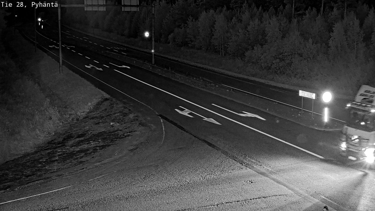 Kelikamerat Kuva Tie 28 Pyhäntä, Pyhäntä, Pohjois-Pohjanmaa