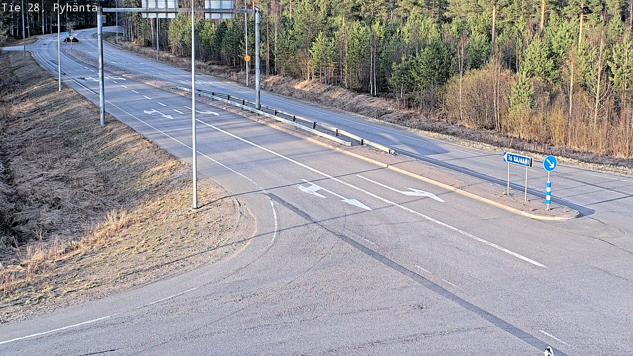 Kelikamerat Kuva Tie 28 Pyhäntä, Pyhäntä, Pohjois-Pohjanmaa