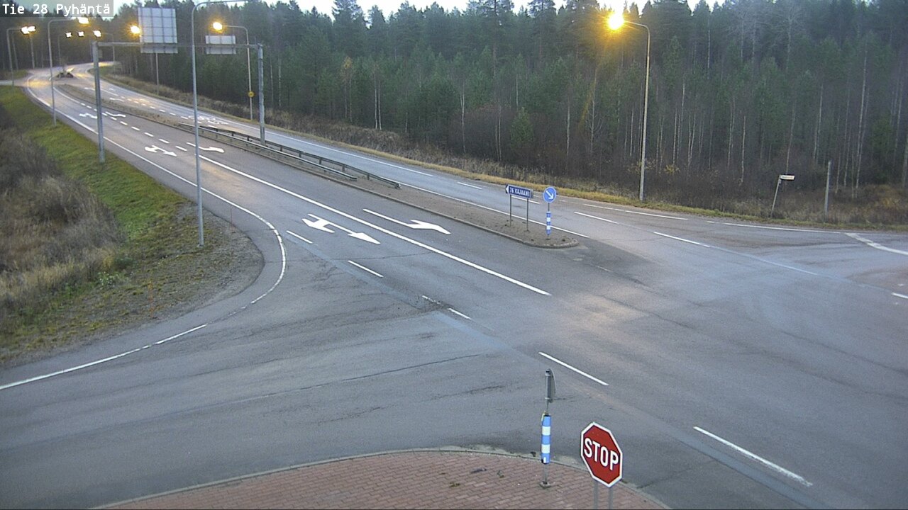 Kelikamerat Kuva Tie 28 Pyhäntä, Pyhäntä, Pohjois-Pohjanmaa