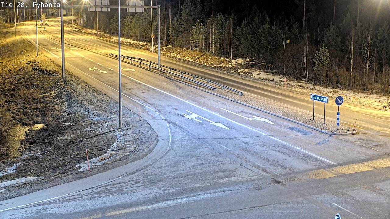 Kelikamerat Kuva Tie 28 Pyhäntä, Pyhäntä, Pohjois-Pohjanmaa