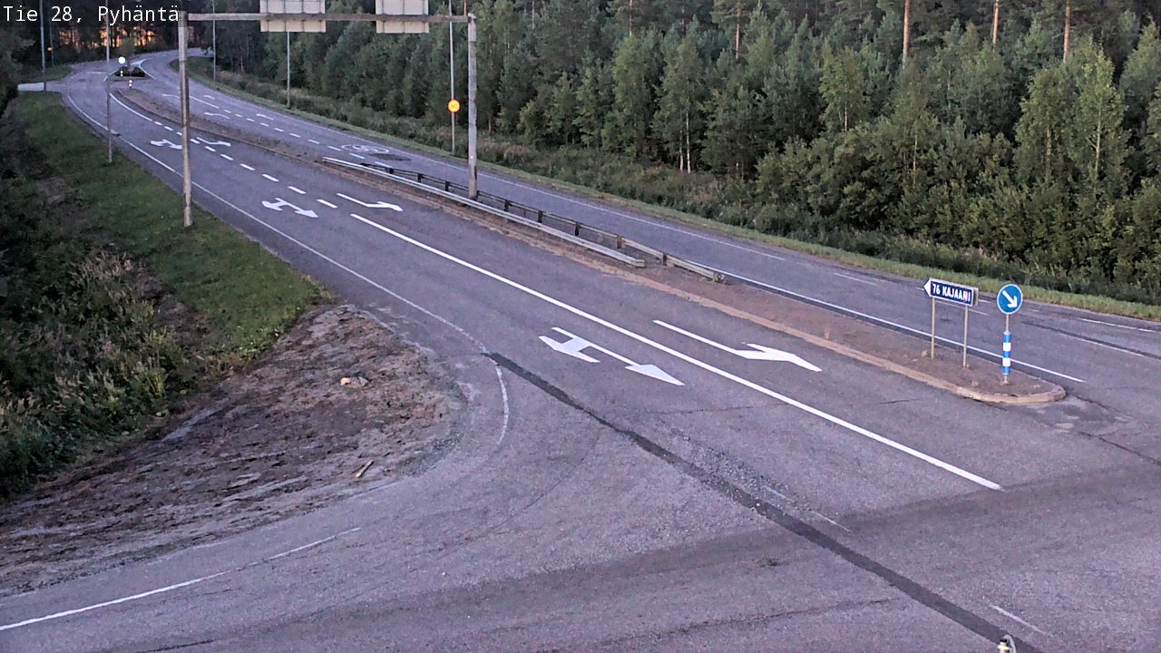 Kelikamerat Kuva Tie 28 Pyhäntä, Pyhäntä, Pohjois-Pohjanmaa