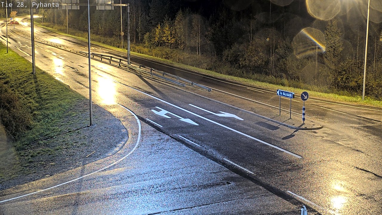 Kelikamerat Kuva Tie 28 Pyhäntä, Pyhäntä, Pohjois-Pohjanmaa