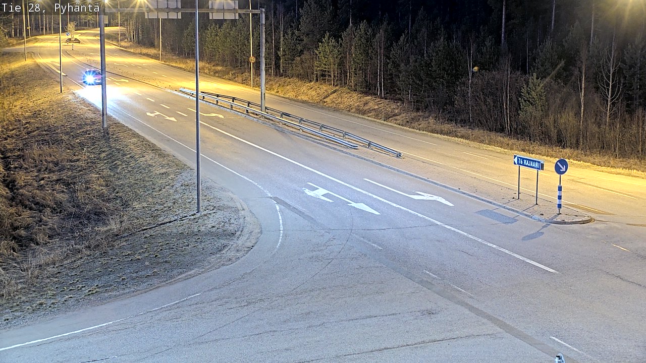 Kelikamerat Kuva Tie 28 Pyhäntä, Pyhäntä, Pohjois-Pohjanmaa