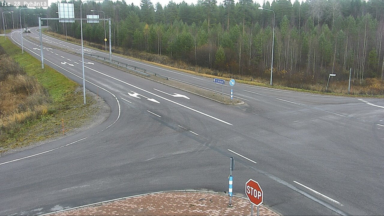 Kelikamerat Kuva Tie 28 Pyhäntä, Pyhäntä, Pohjois-Pohjanmaa